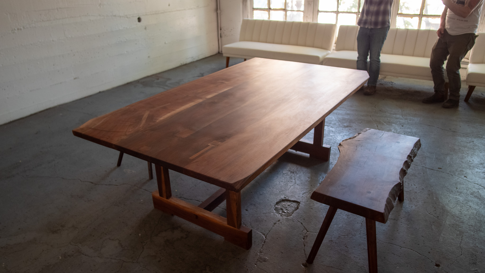 Classic American joinery combined with elegant Oregon Black Walnut